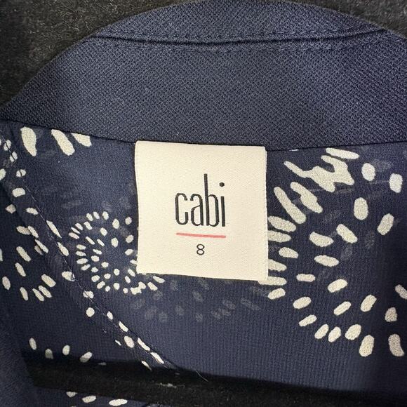 Cabi Grand Slam Navy Blue Blazer Double Breasted Nautical Preppy 5150 Size 8 - Picture 5 of 8